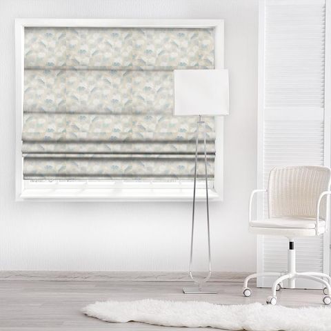 Savannah Delft Made To Measure Roman Blind