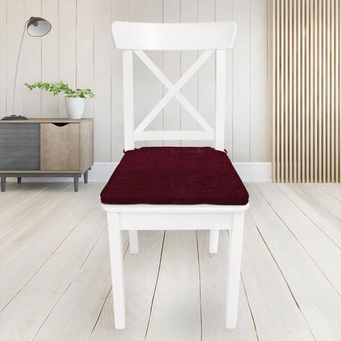 Balmoral Cherry Seat Pad Cover