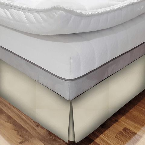Linen Stone Bed Base Valance