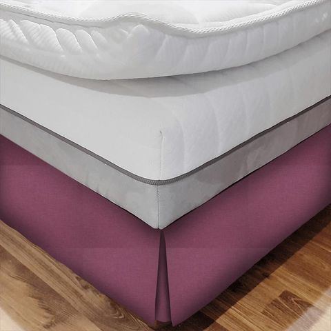 Kendal Magenta Bed Base Valance