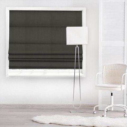 Geneva Charcoal Made To Measure Roman Blind