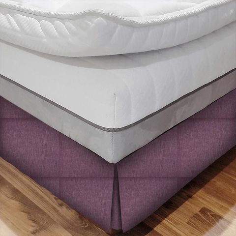 Morpeth Lavender Bed Base Valance