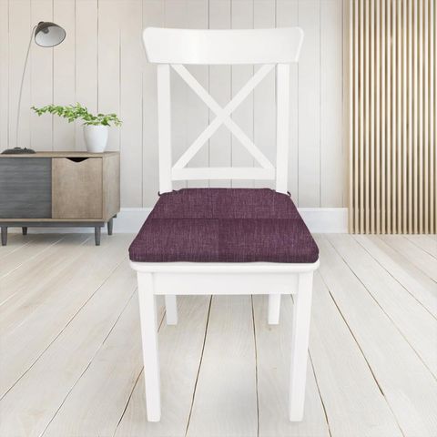 Morpeth Lavender Seat Pad Cover