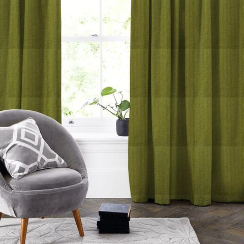 Alnwick Lime Made To Measure Curtain