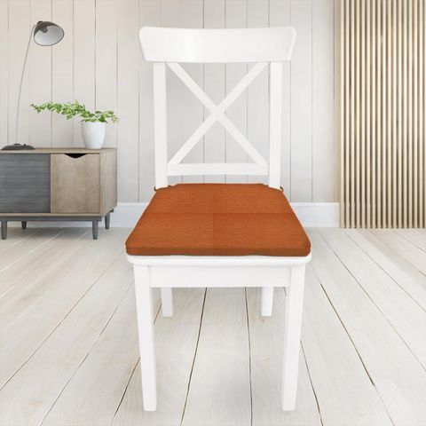 Blythe Tangerine Seat Pad Cover