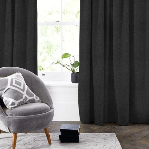 Finlay Anthracite Made To Measure Curtain