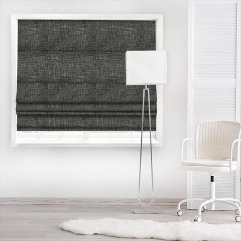 Hawes Charcoal Made To Measure Roman Blind