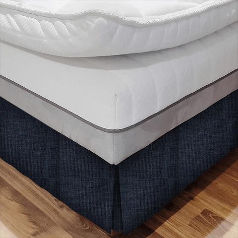 Malton Denim Bed Base Valance