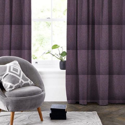 Fraser Heather Made To Measure Curtain