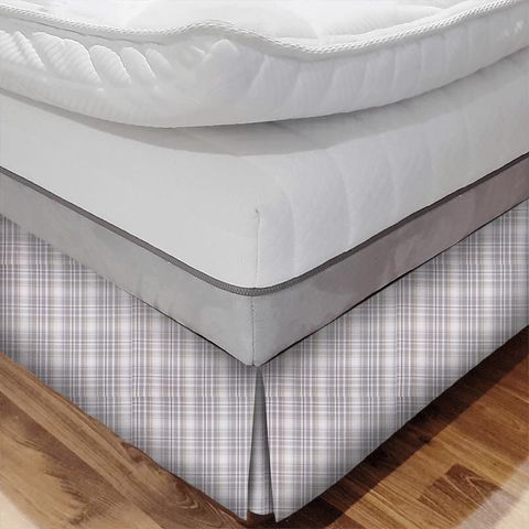 Galloway Oatmeal Bed Base Valance