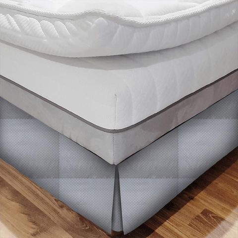 Asteroid Silver Bed Base Valance