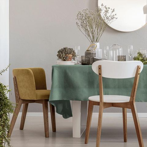 Crater Eau De Nil Tablecloth