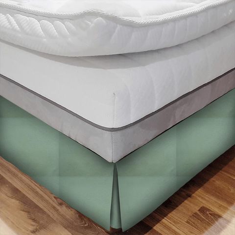 Crater Eau De Nil Bed Base Valance