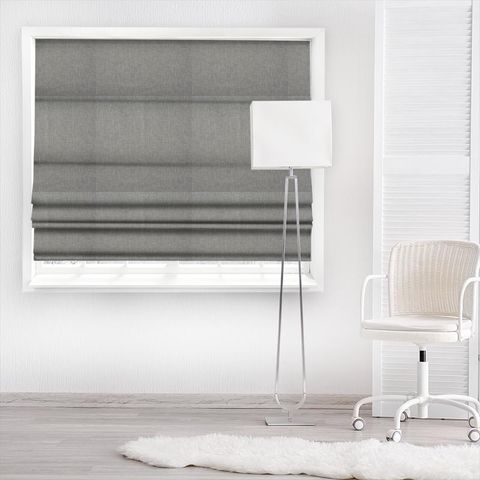 Oslo Chrome Made To Measure Roman Blind