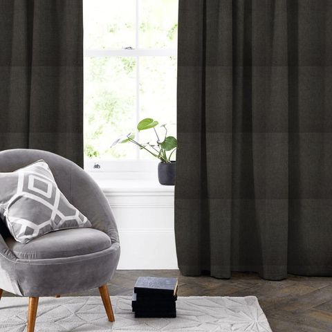 Oslo Graphite Made To Measure Curtain