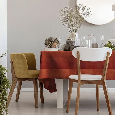 Velour Oxblood Tablecloth