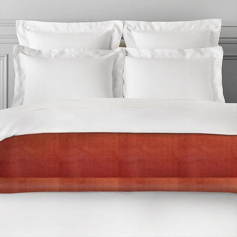Velour Oxblood Bed Runner