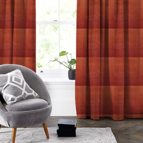 Velour Oxblood Made To Measure Curtain