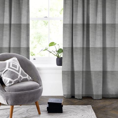 Velour Steel Made To Measure Curtain
