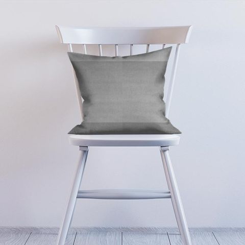 Velour Gunmetal Cushion