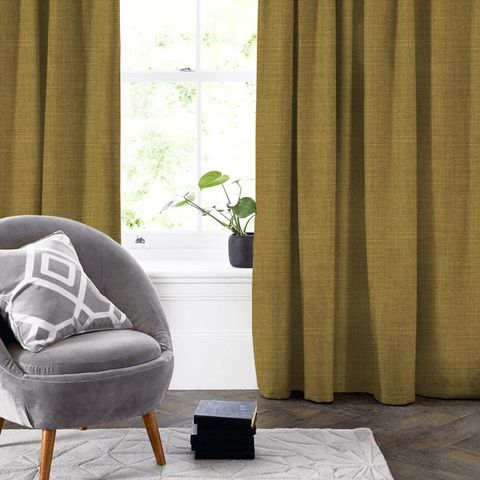 Linoso Saffron Made To Measure Curtain