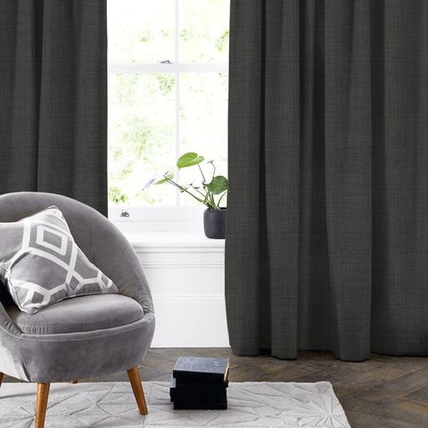 Linoso Smoke Made To Measure Curtain