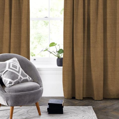 Linoso Turmeric Made To Measure Curtain