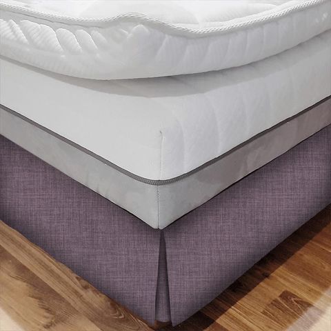 Linoso Amethyst Bed Base Valance