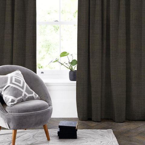 Linoso Cocoa Made To Measure Curtain