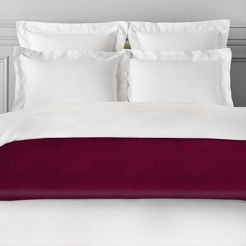 Alvar Raspberry Bed Runner