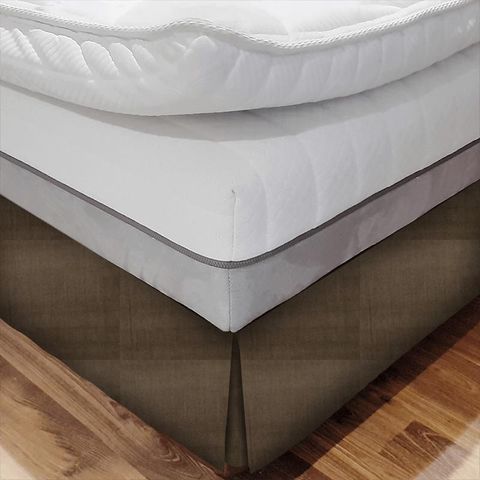 Alvar Chocolate Bed Base Valance