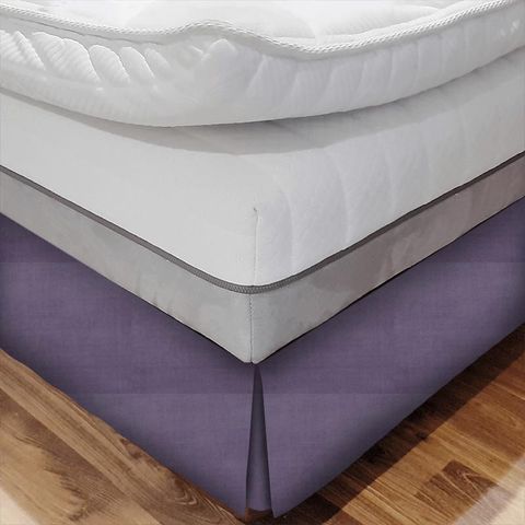 Alvar Lavender Bed Base Valance