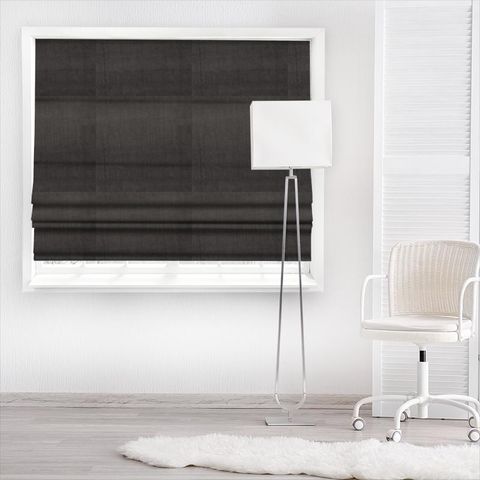 Alvar Charcoal Made To Measure Roman Blind