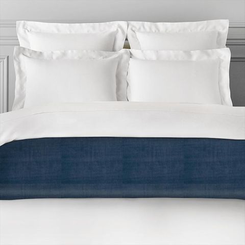 Alvar Indigo Bed Runner