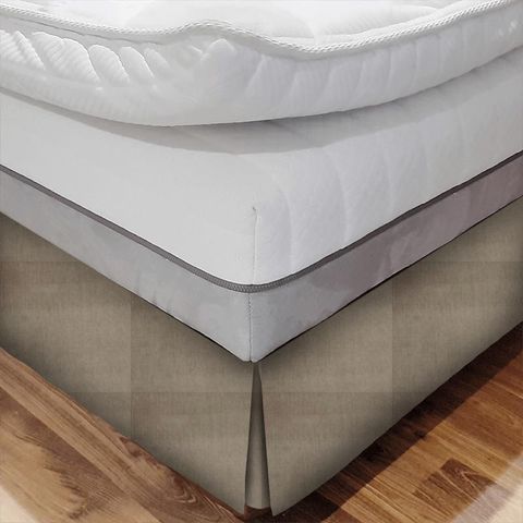 Alvar Mocha Bed Base Valance