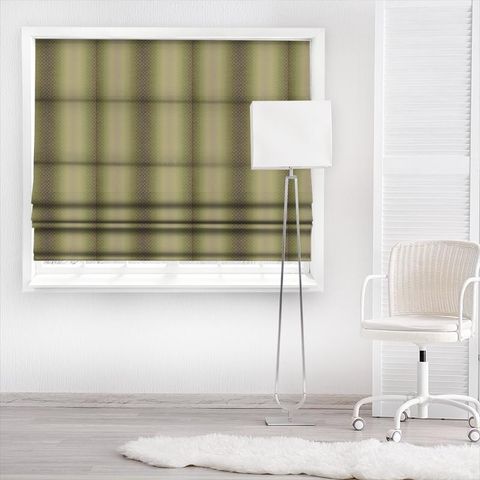 Diamante Olive Made To Measure Roman Blind