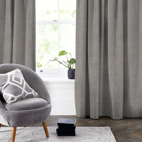 Beauvoir Charcoal Made To Measure Curtain