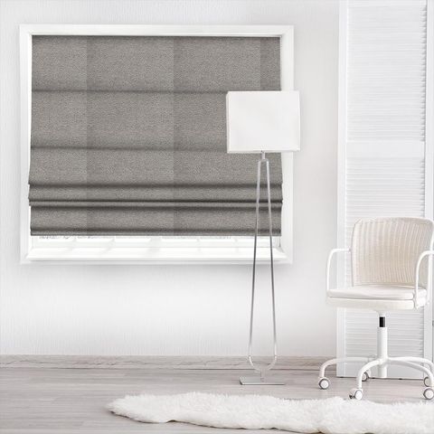 Beauvoir Charcoal Made To Measure Roman Blind