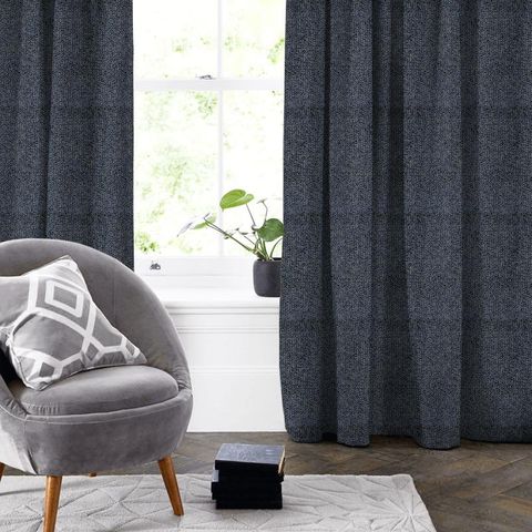 Beauvoir Indigo Made To Measure Curtain