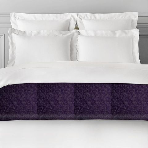Nesa Purple Bed Runner
