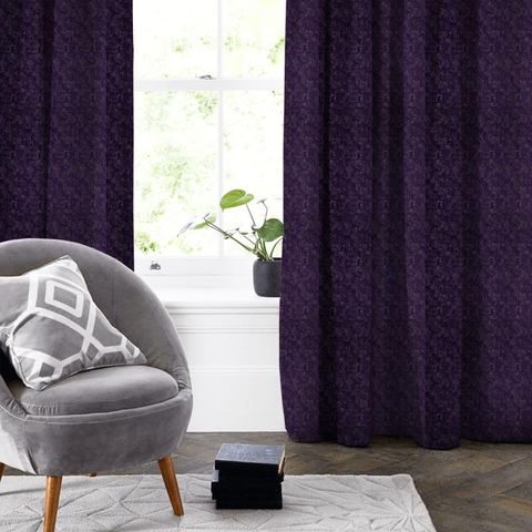 Nesa Purple Made To Measure Curtain
