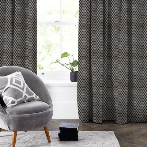 Reggio Ebony Made To Measure Curtain