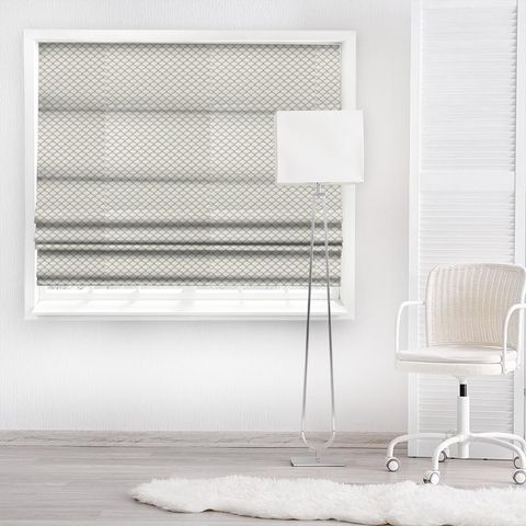 Reggio Ivory Made To Measure Roman Blind