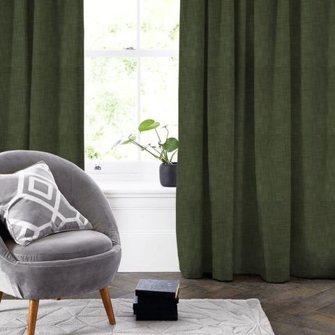 Vienna Olive Made To Measure Curtain