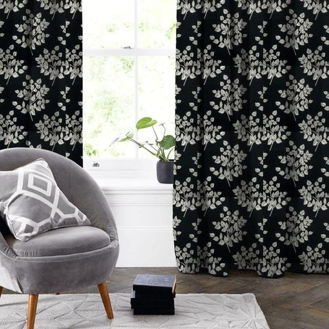 Bw1036 Black / White Made To Measure Curtain