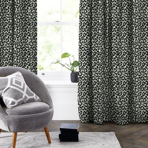 Bw1039 Black / White Made To Measure Curtain