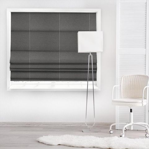 Bw1002 Black / White Made To Measure Roman Blind