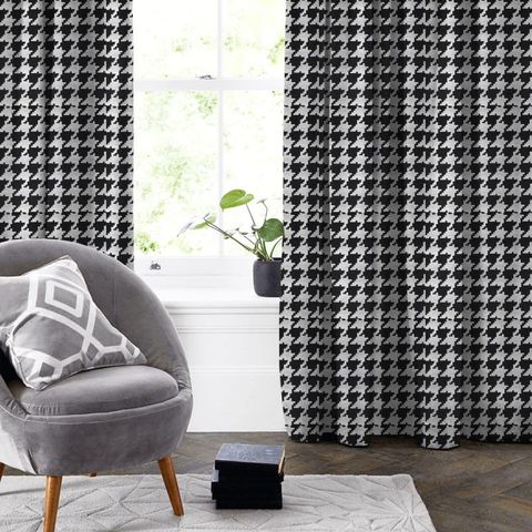 Bw1011 Black / White Made To Measure Curtain