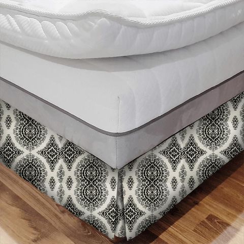 Bw1024 Black / White Bed Base Valance