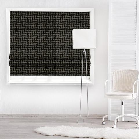 Bw1027 Black / White Made To Measure Roman Blind